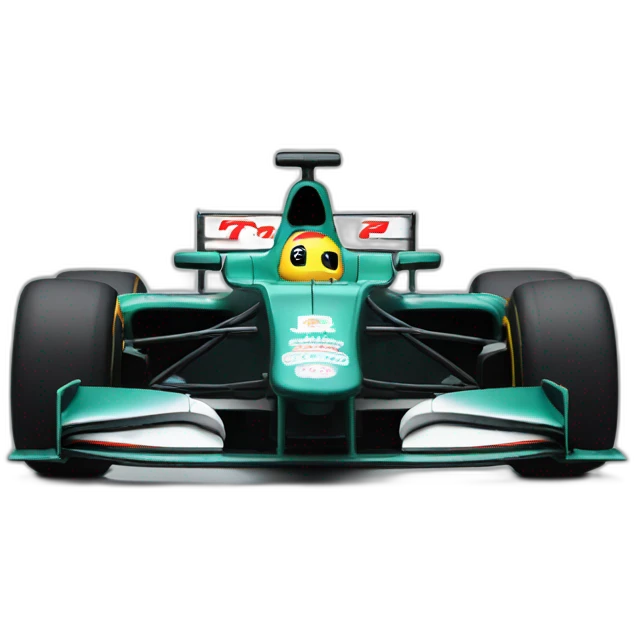 Formula 1 car emoji