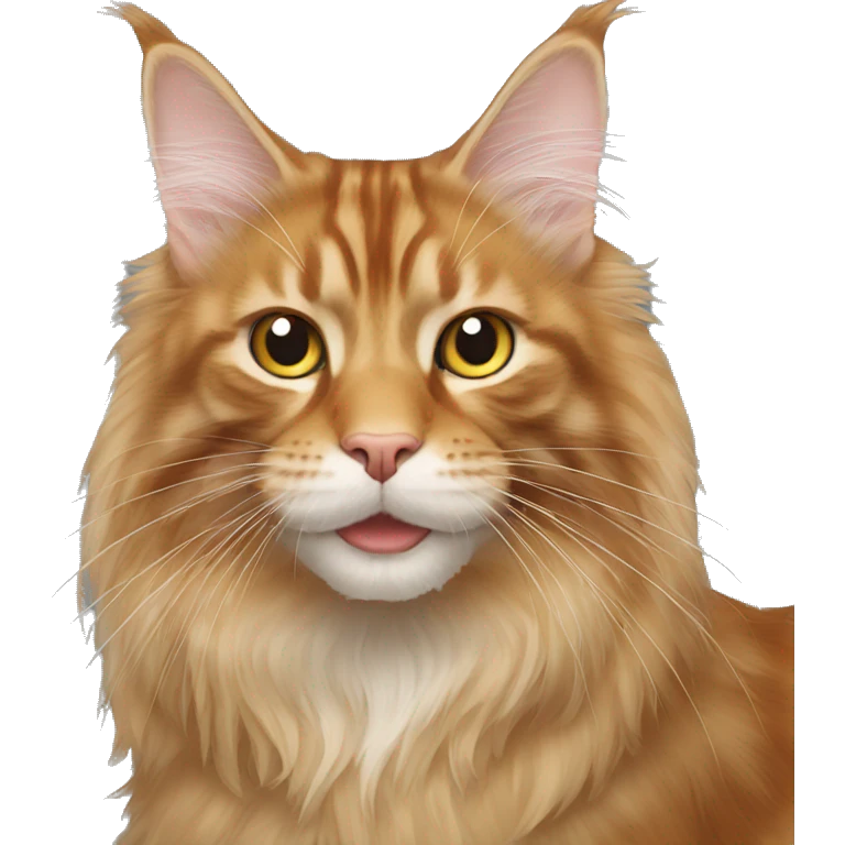 Maine Coon ginger emoji
