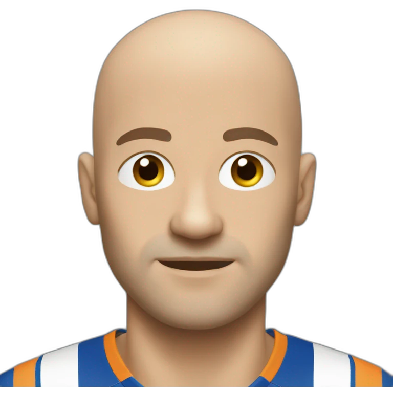 bald footballer emoji