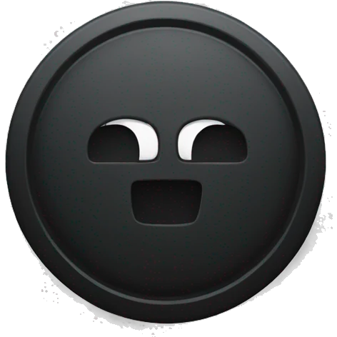 Black button key  emoji
