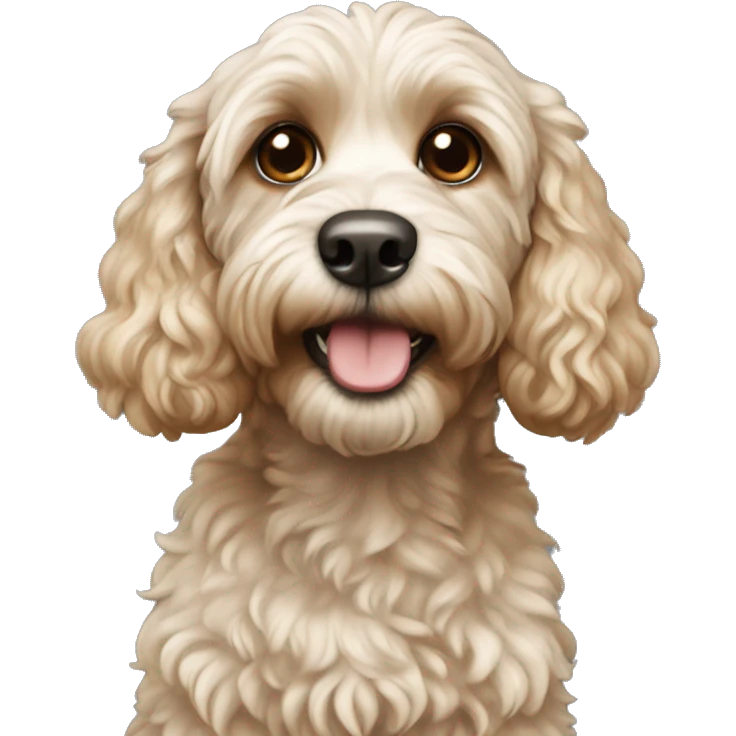 Cockapoo dog  emoji