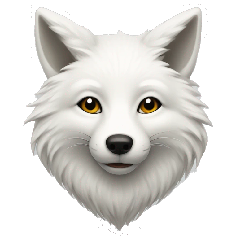 White fox emoji