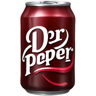 Dr Pepper with a bow emoji