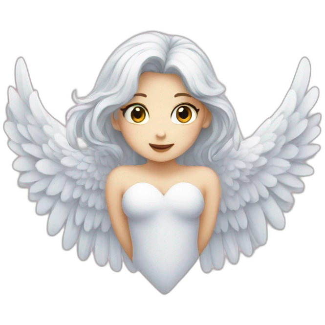 Coeur ange  emoji