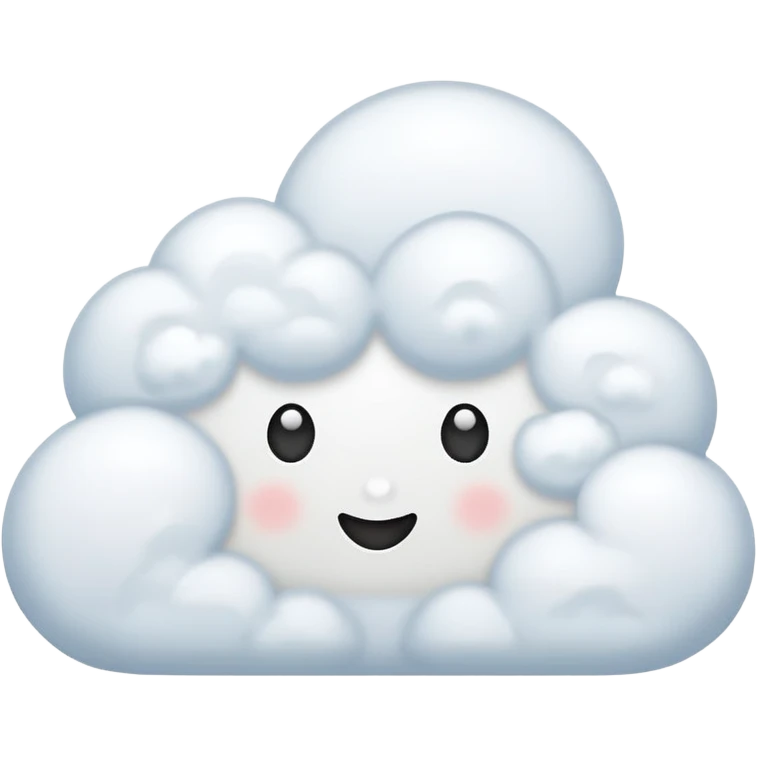 photo frame shaped like a cloud emoji