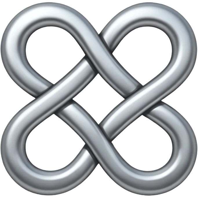 single infinity symbol emoji