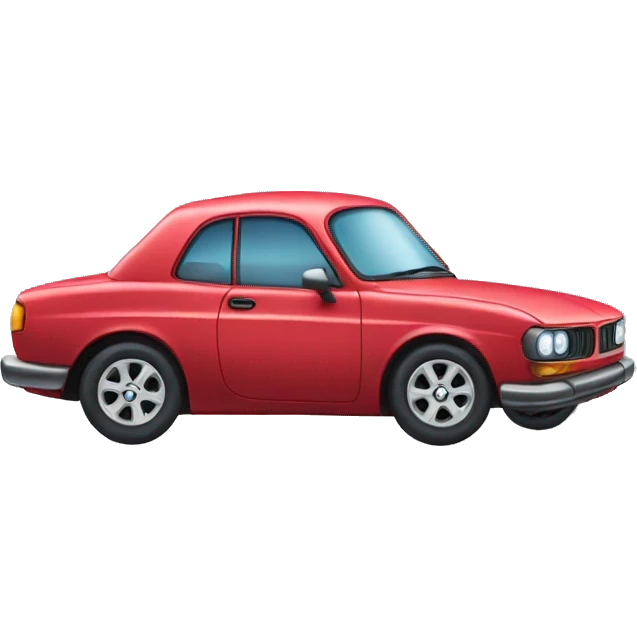 Car with legs emoji