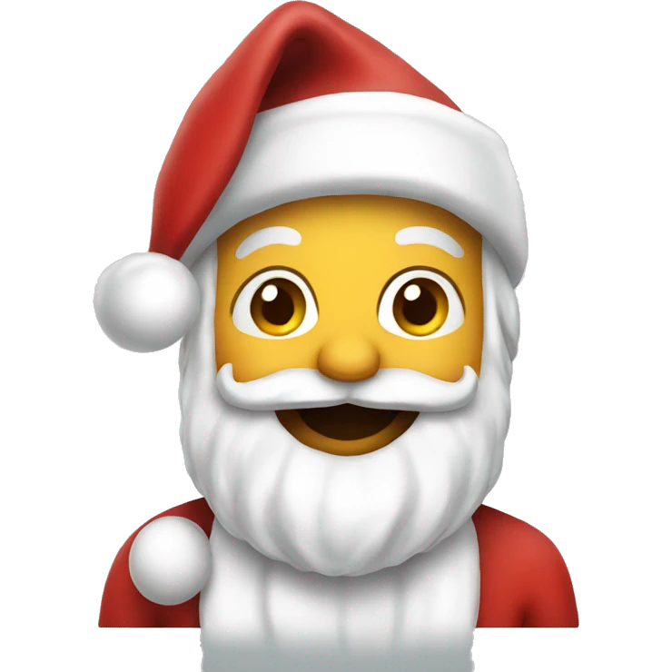 Happy Santa emoji