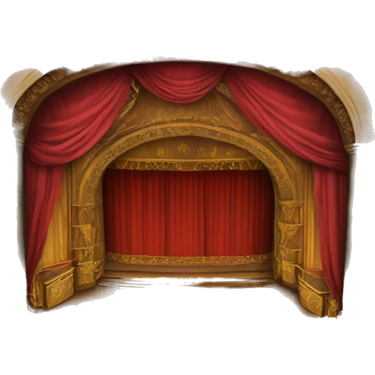 teatro tapia proscenium stage inside San Juan  emoji