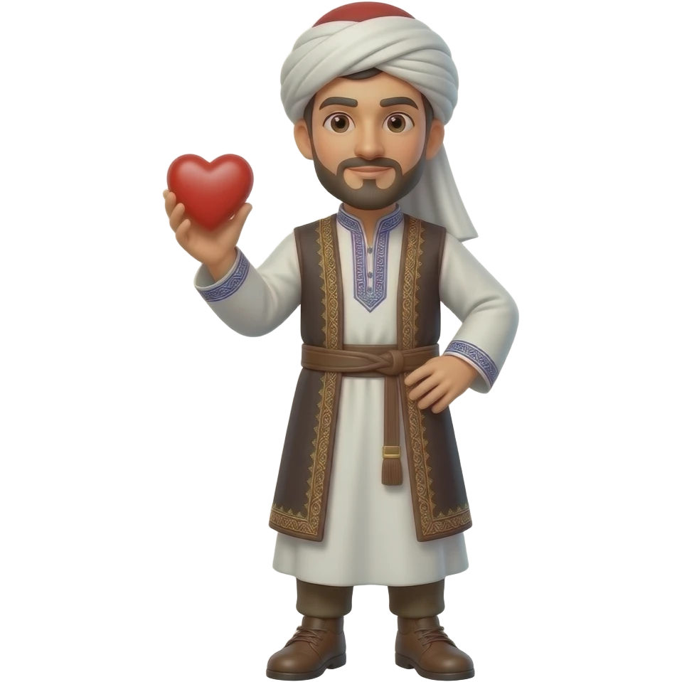 man kurdish and clothes kurdish and heart love in hand and all body show please kurdish clothes dont arabic emoji