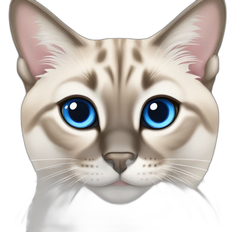 lynx-point-siamese-cat-blue-eyes emoji