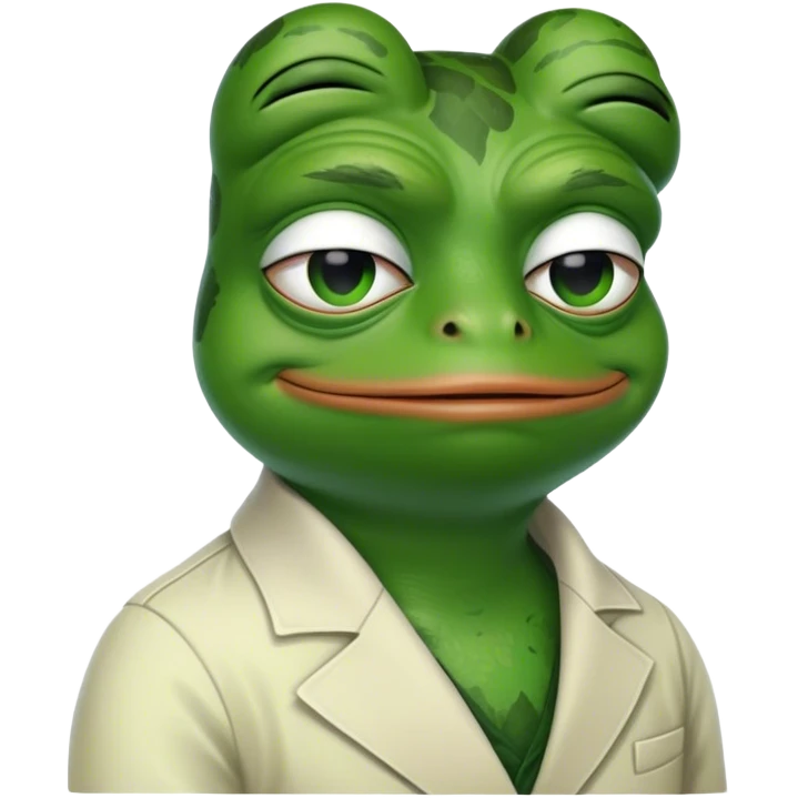 Pepe frog trader emoji