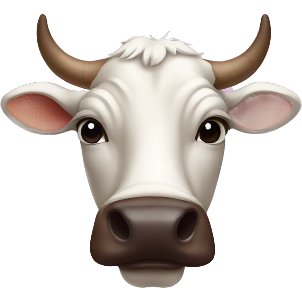 Cow head emoji