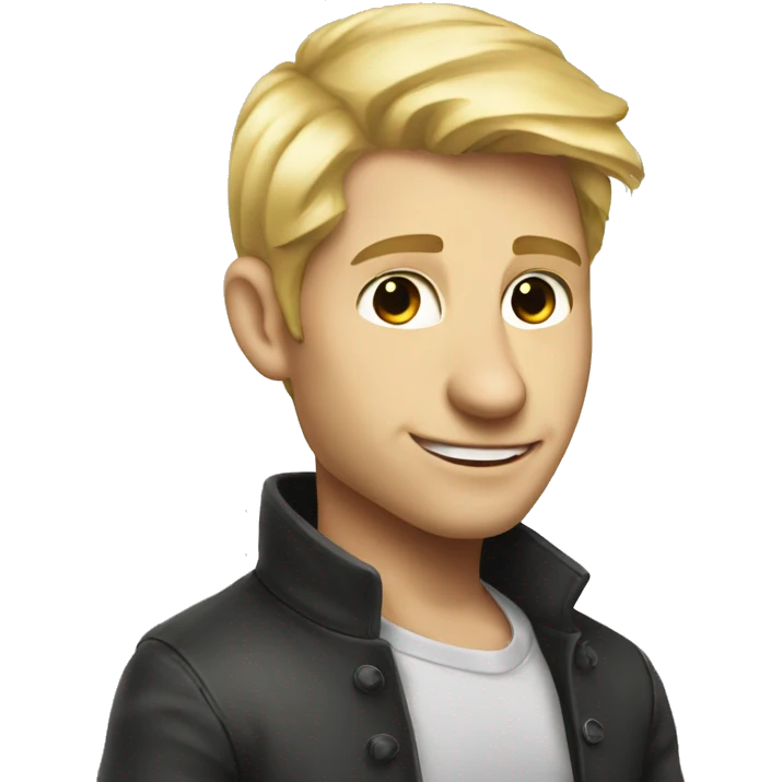 handsome sexy rat with blonde hair emoji