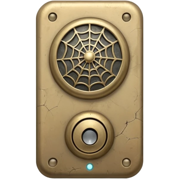 Doorbell with cobwebs  emoji