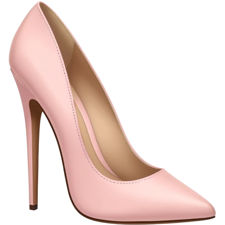 light pink heels emoji