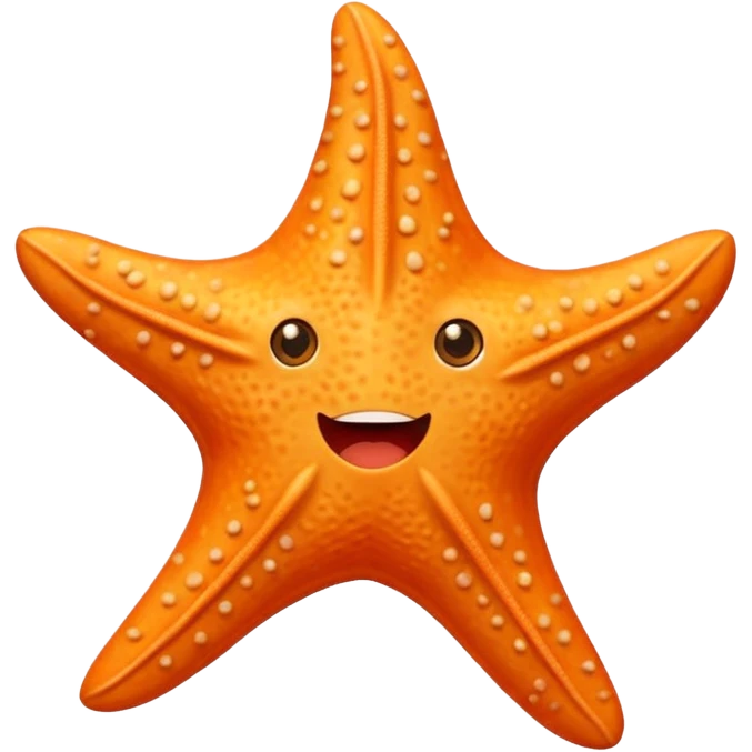 Give me a picture of an animated talking starfish that coughs emoji