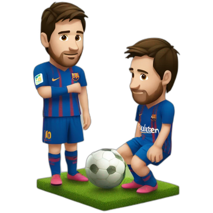 Messi tomando mate emoji