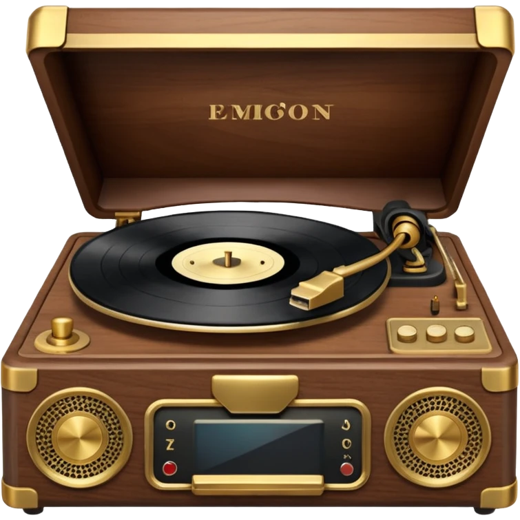 record playergramaphone emoji