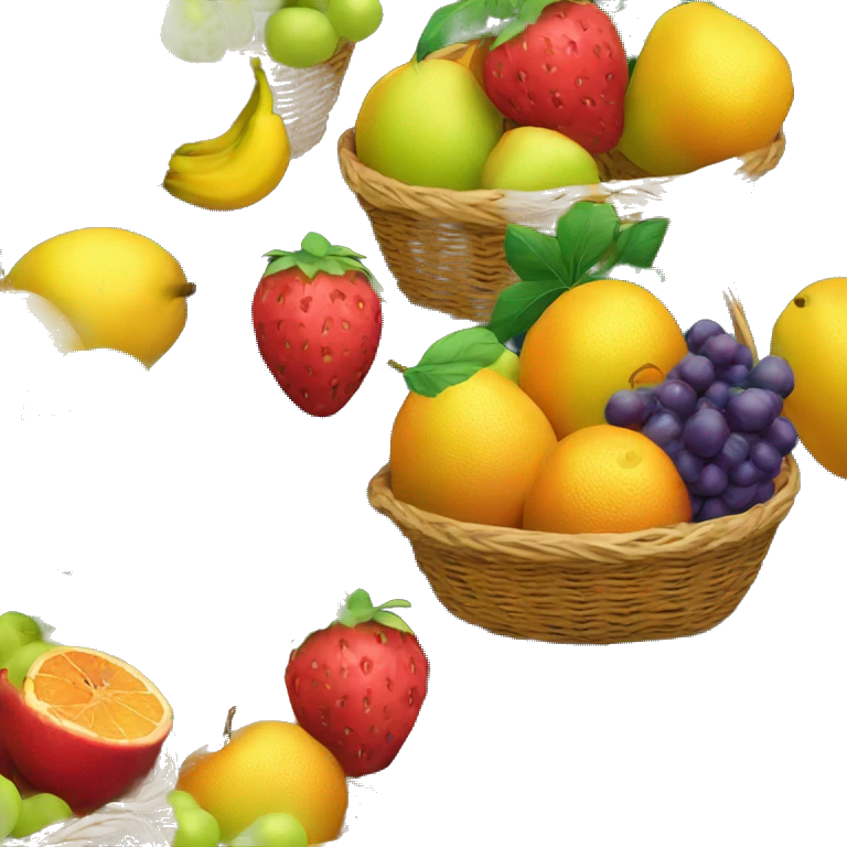 Fruit basket  emoji