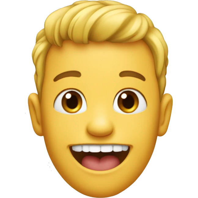 um bebê sem dentes emoji