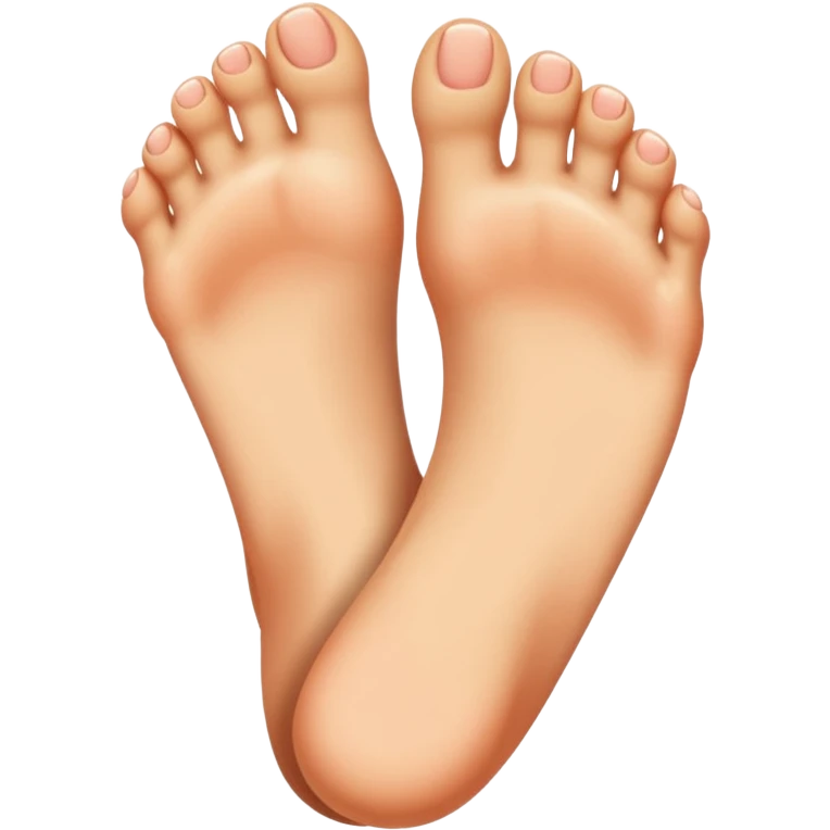 feet with face emoji