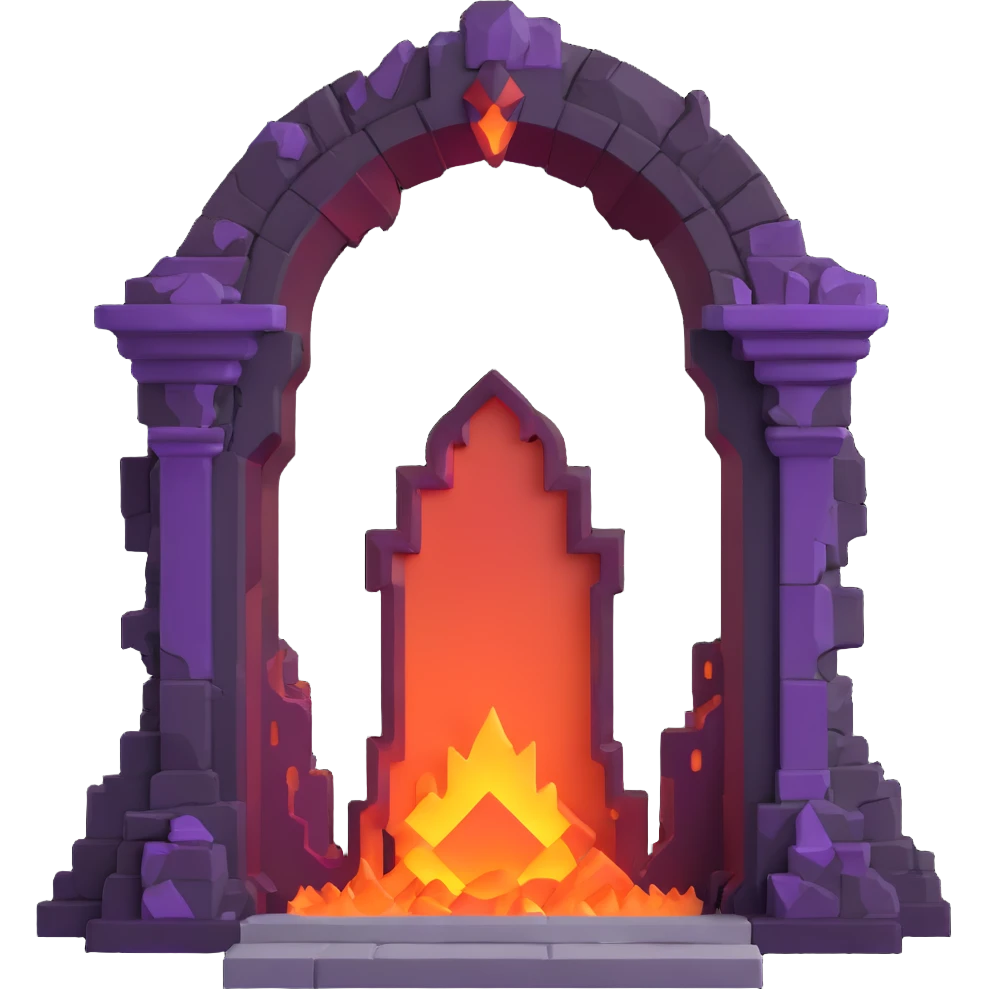 Minecraft Nether portal emoji