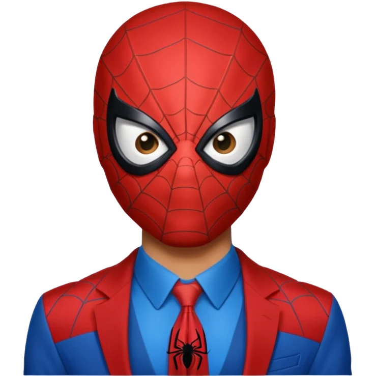 Realistic Spider-Man emoji