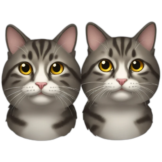 2 cats emoji