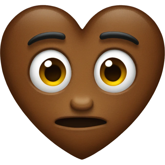 brown heart emoji