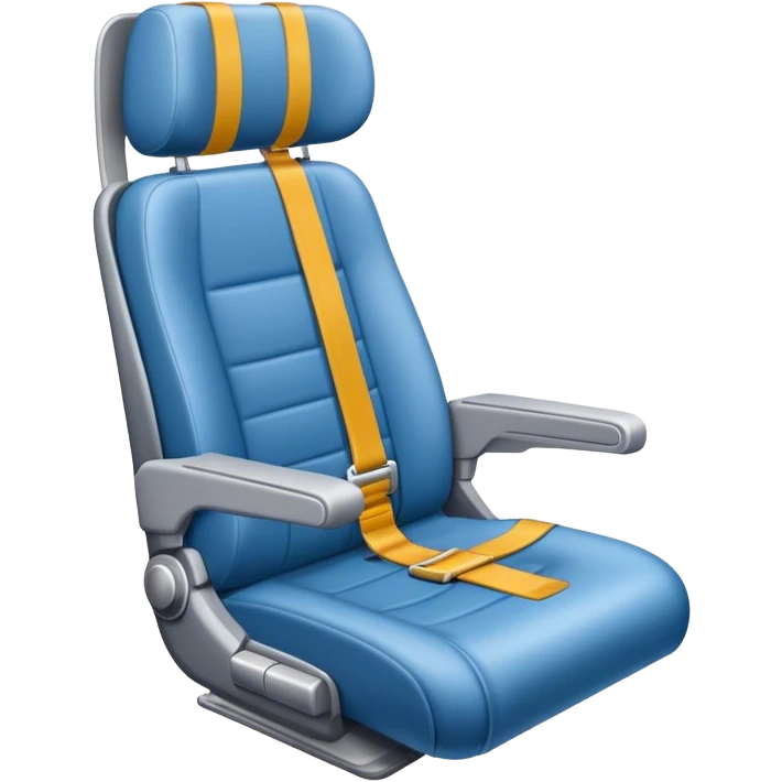 plane seat seatbelt emoji