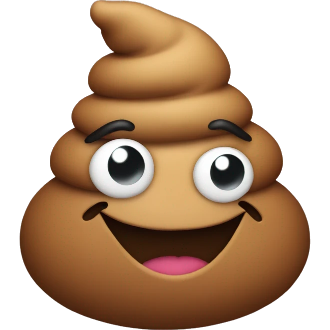 smiling poop with hat emoji