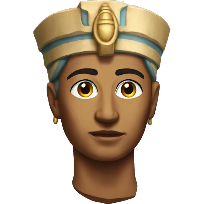 Akhenatens bust emoji emoji