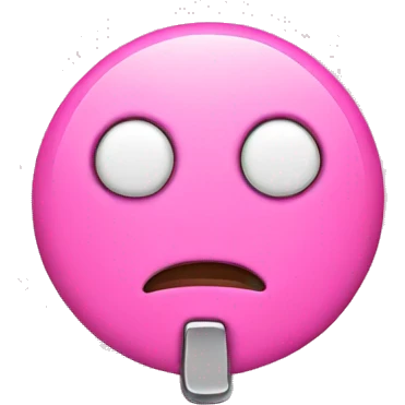 Pink pin emoji