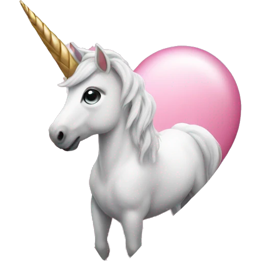 Unicorn heart emoji