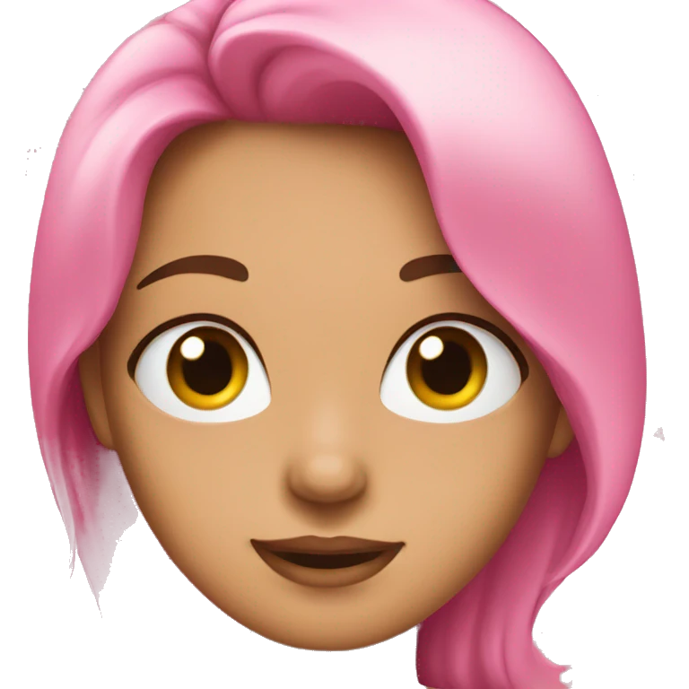 Pink  emoji