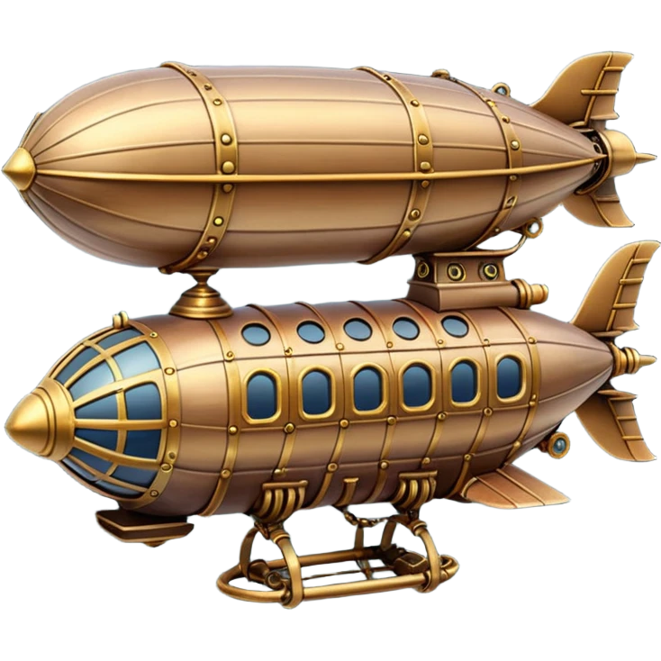 Steampunk Airship emoji