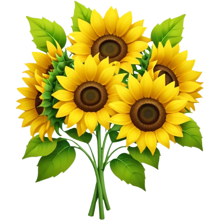 Sunflower bouquet  emoji