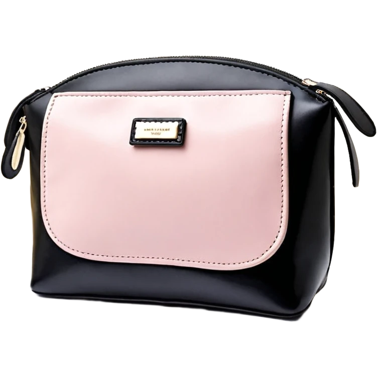 Розовая косметичка в виде скелета, вокруг чёрные искры ( кьютимарка для пони MLP )  emoji