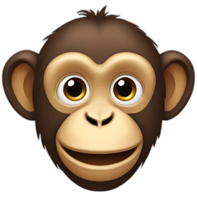Funny monkey emoji