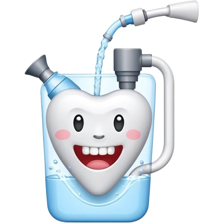 Irrigator for teeth, no emojies, just a device emoji