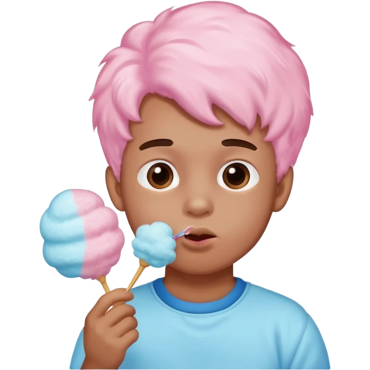 cotton candy boy emoji