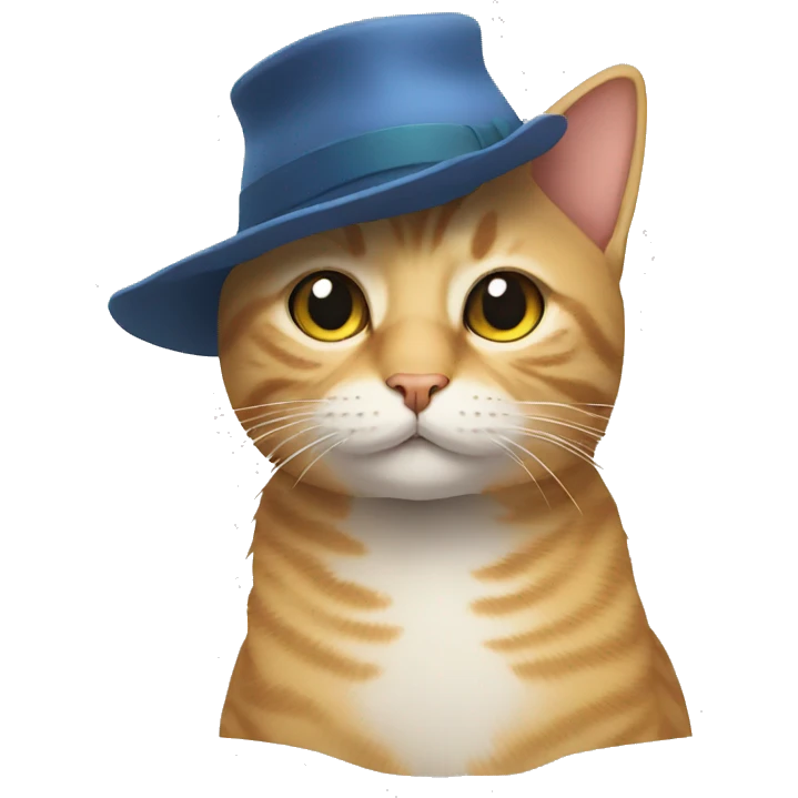 cat with a hat emoji