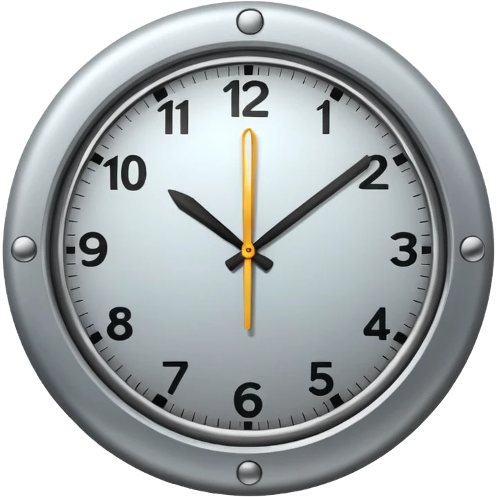 Clock it  emoji
