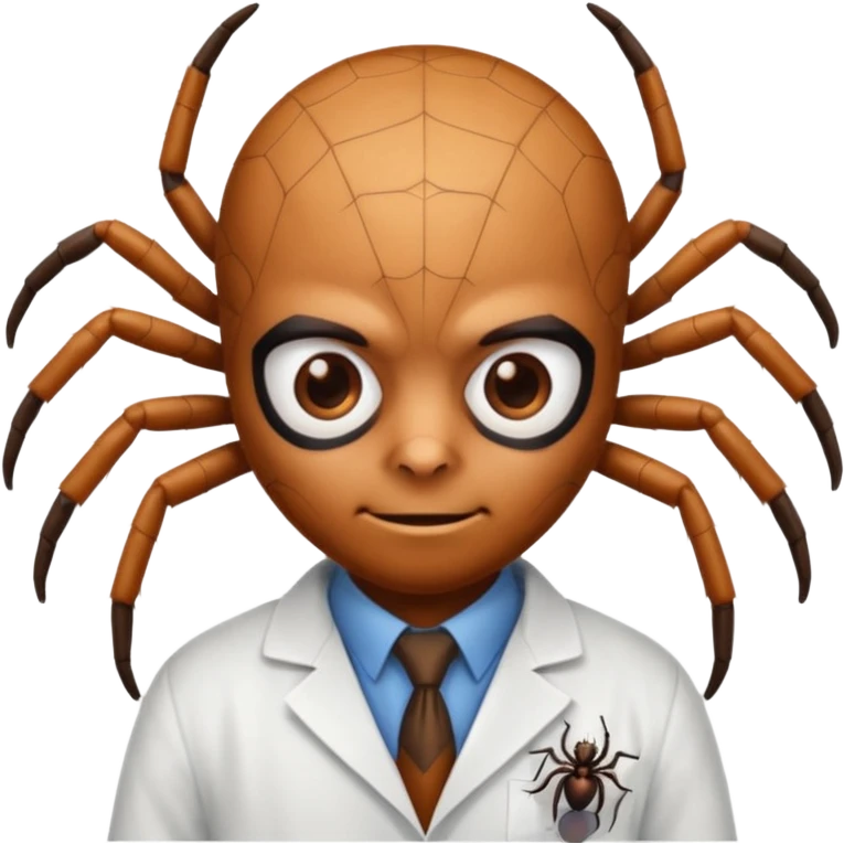 spider in a lab coat emoji