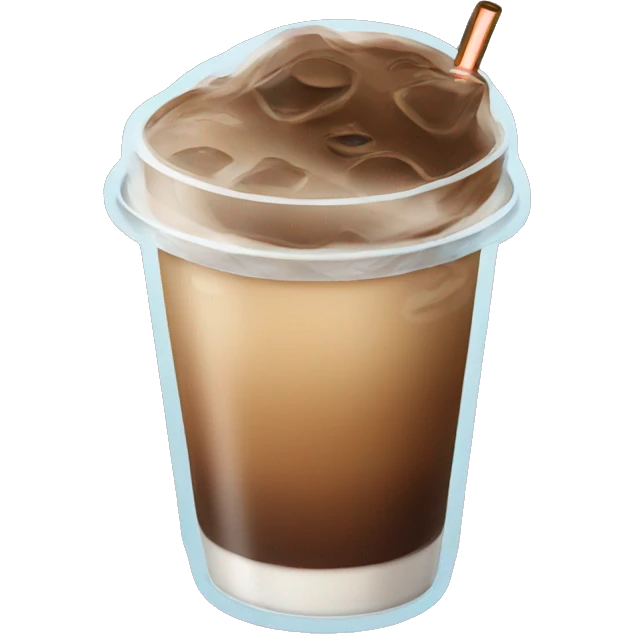 Iced coffee emoji