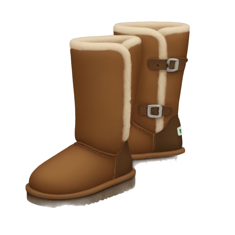 Brown Ugg boots emoji