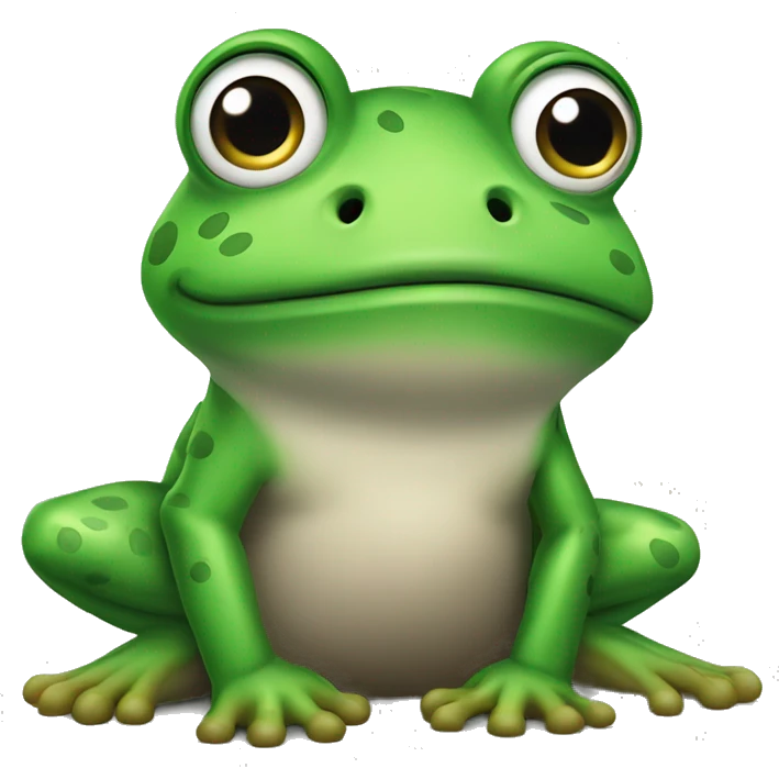 Big frog ￼ emoji