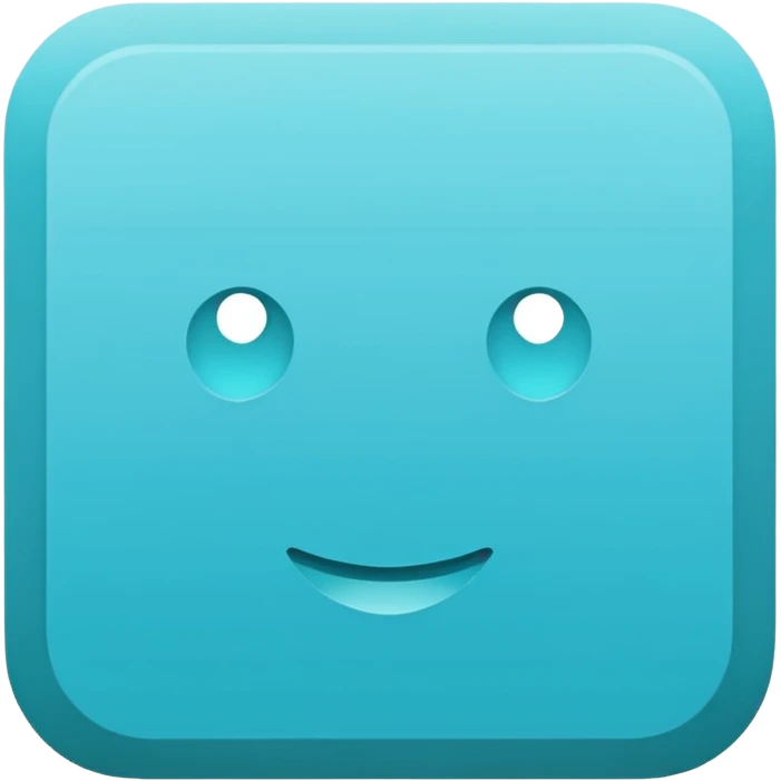 Cyan Square emoji