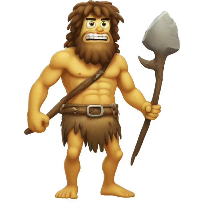 spongebob caveman emoji